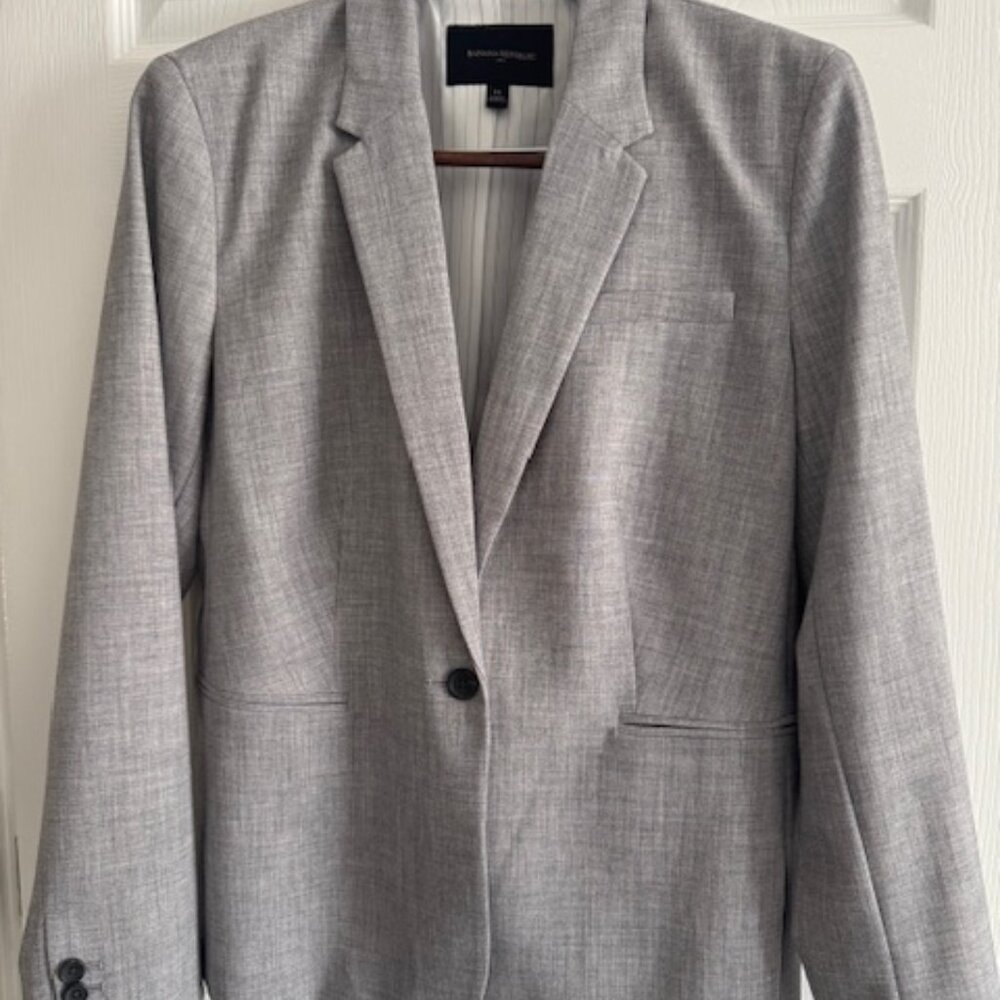 Light Grey Banana Republic Factory Blazer